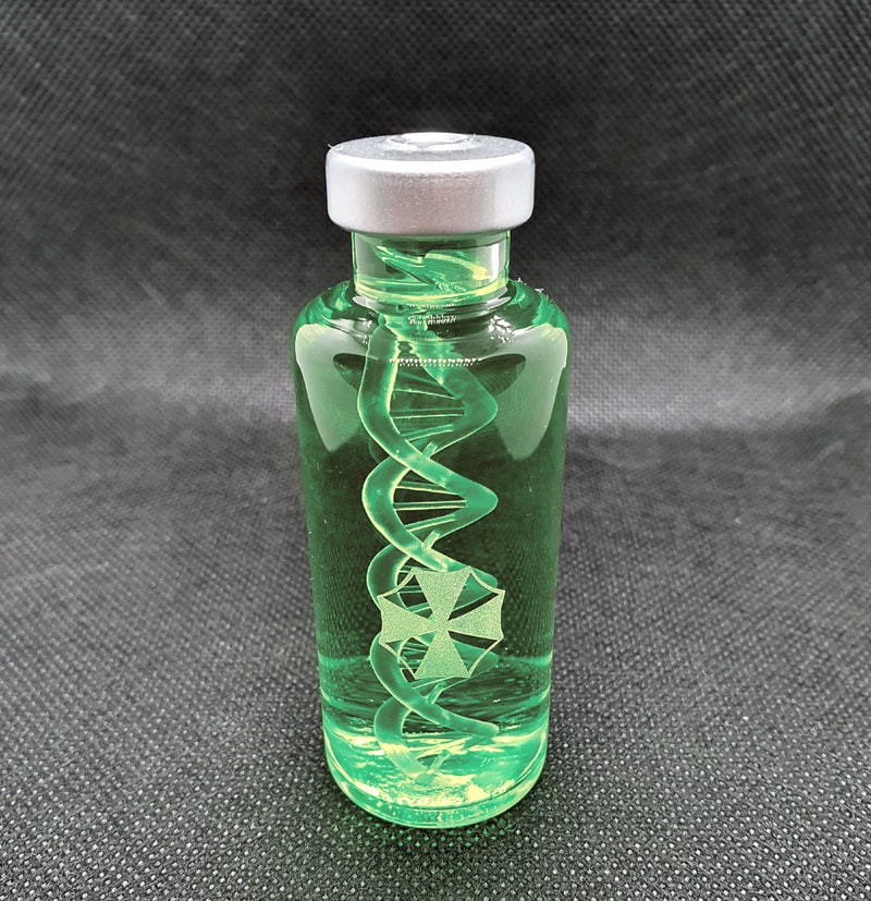 Resident Evil Umbrella Corporation Tg Virus Helix Vial Prop Etsy Resident Evil Umbrella Corporation Tg Virus Helix Vial Prop Etsy