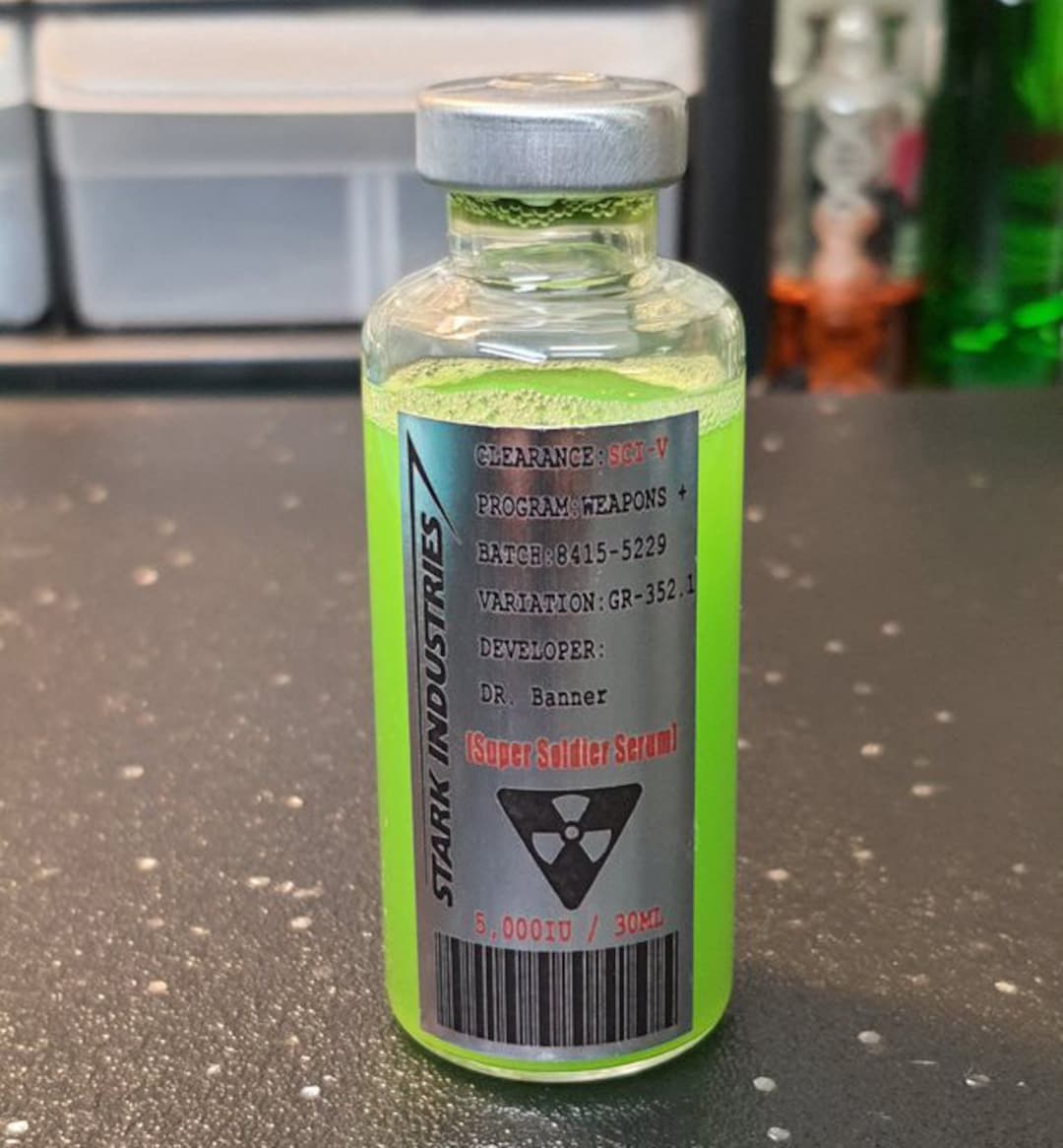 Hulk Serum. Etsy