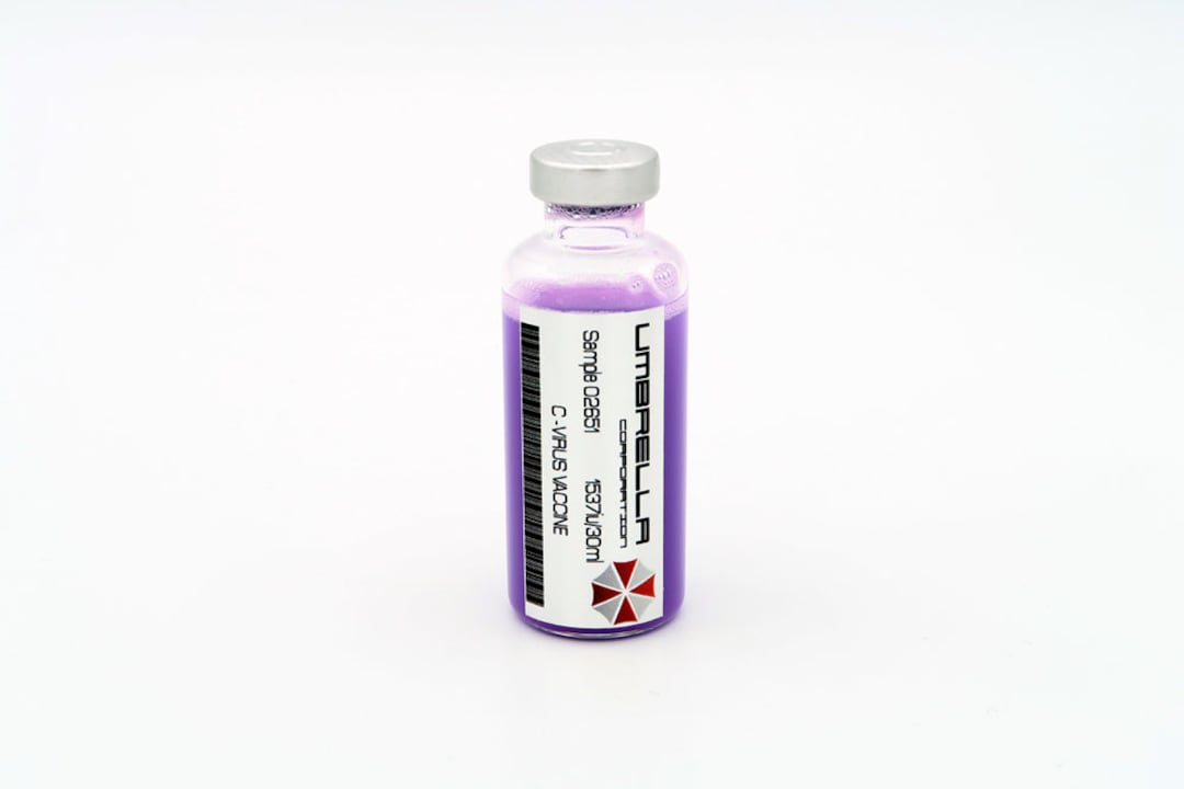 ⭐︎週末限定セール⭐︎Reve_TOXIC R460◇Virus COMPO FIGHERO Umbrella Corporation T-Virus 02 Vial Bottle: Amazon