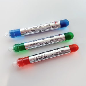Resident Evil Umbrella Corporation Auto Injector Syringe Prop Set.