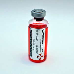 Resident Evil Umbrella Corporation T-Abyss Virus Vial Prop