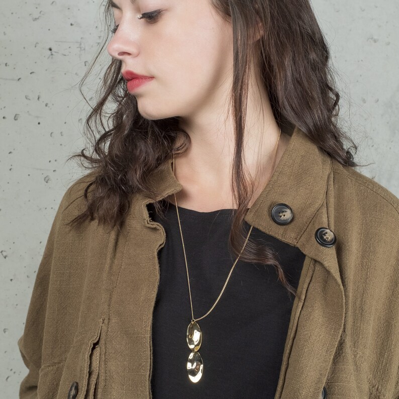 gilded in fine gold Beril jumpnecklace