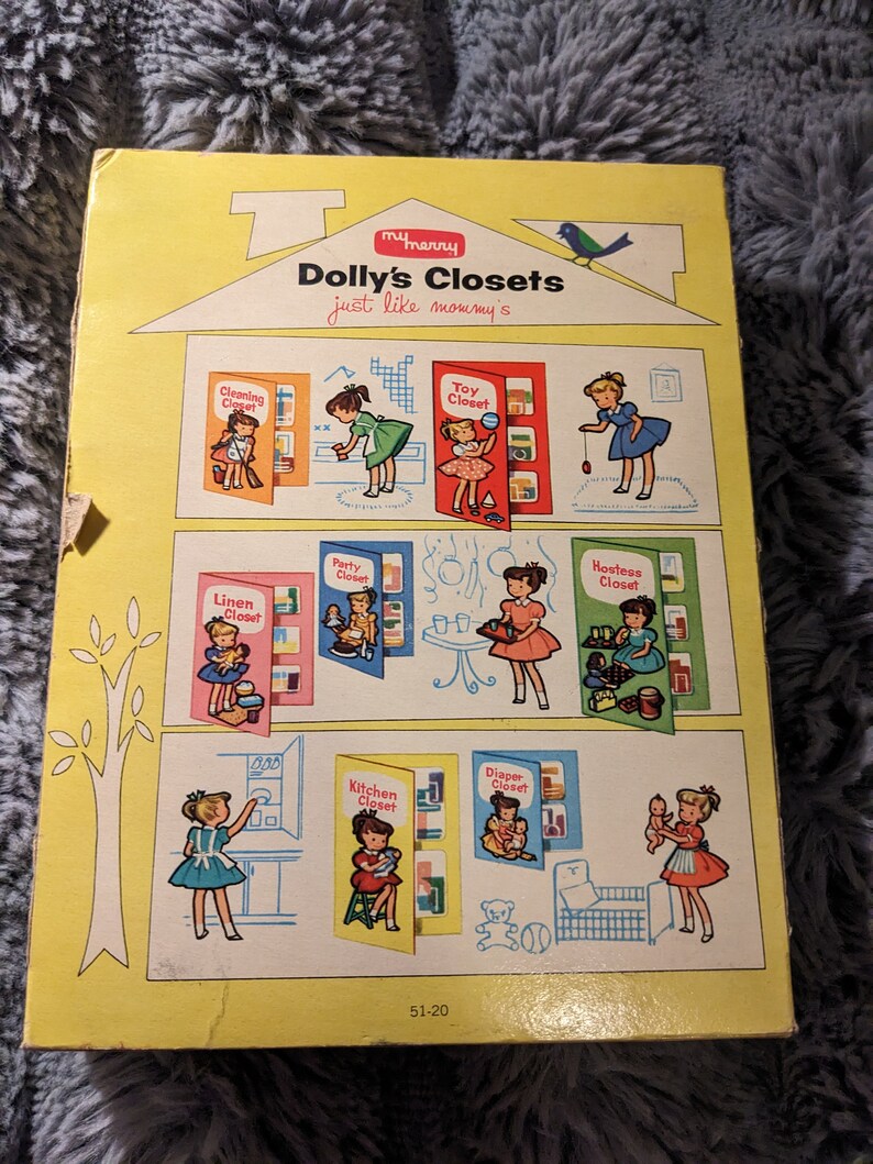 Vintage My Merry Toy Closet Featuring Scrabble, Tinkertoys, Revell Kits