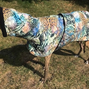 Abrigo de invierno impermeable para galgos: ropa para galgos con forro polar