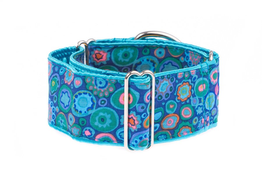 2 Inch Cotton Martingale Dog Collar - Greyhound Collar
