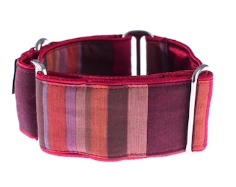 2 Inch Cotton Martingale Dog Collar - Greyhound Collar