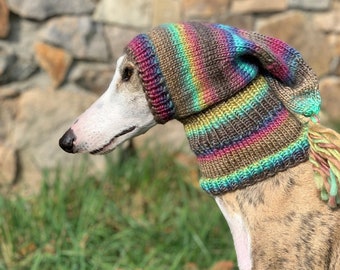 Greyhound hat, Greyhound - Galgo - Sighthound hat,snood, greyhound snood, greyhound hat,