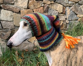 Greyhound hat, Greyhound - Galgo - Sighthound hat,snood, greyhound snood, greyhound hat,