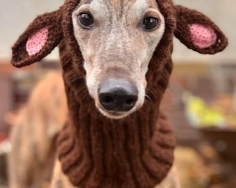 Greyhound hat, Greyhound - Galgo - Sighthound hat, greyhound hat, snood