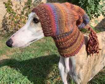 Greyhound hat, Greyhound - Galgo - Sighthound hat,snood, greyhound snood, greyhound hat,