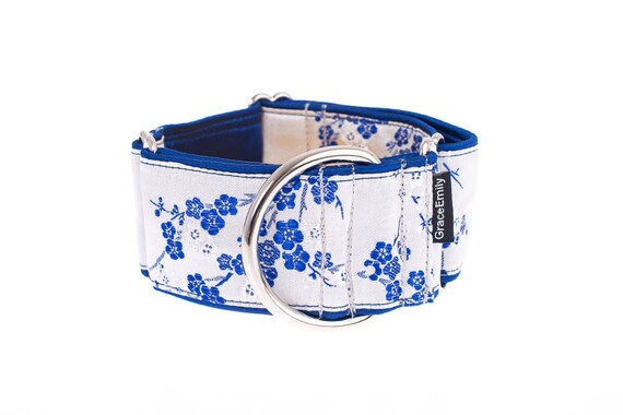 1.5 inch martingale collar martingale dog collar dog collars collar 1 5 inch whippet galgo blue white