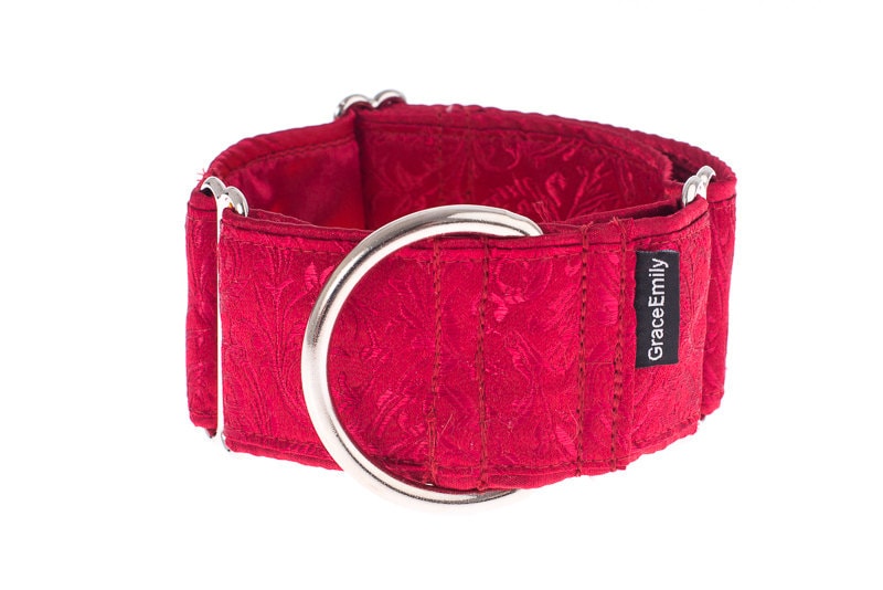 Martingale Collar 2 Inch Dog Martingale Collar Greyhound Etsy