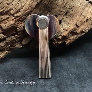 FREE SHIPPING!! Silverware Angel Pin Angel Brooch Recycled Silverware Jewelry