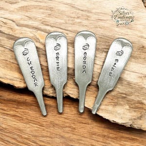 FREE SHIPPING! Charcuterie Board Cheese Markers, Party Tray Cheese Picks, Stamped Cheese Board Labels