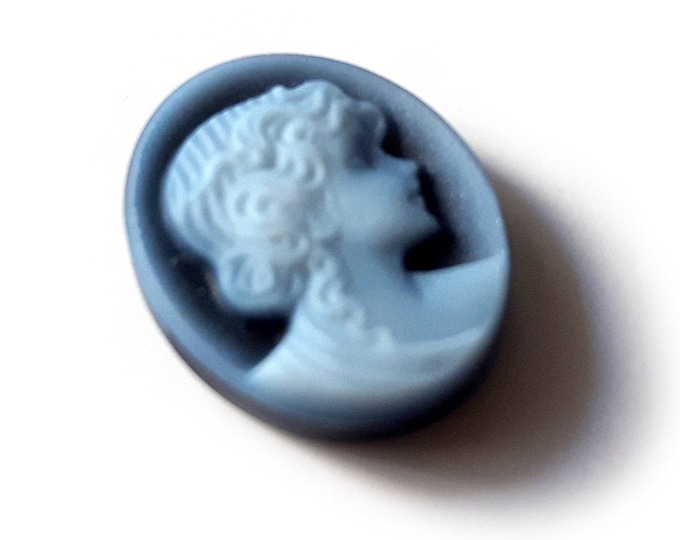 Camée lâche in pietra blu camée lâche ーズララメオ свободная камея camafeo flojo
