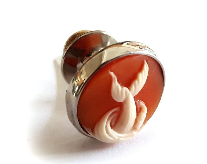 Shell cameo pin whale tale italian cameo jewelry donadio cameos shell camafeu broche camée Камуфляжная брошь カメオブローチ