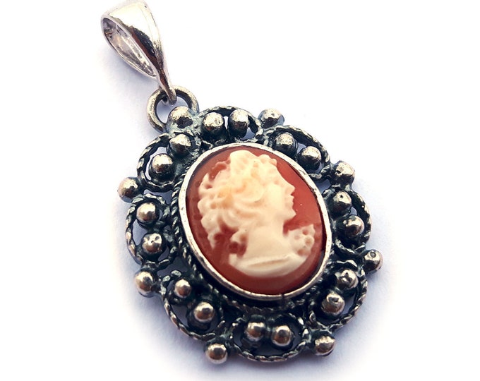 Shell cameo pendente Venere profilo italiano cameo gioielli donadio cameo shell pendentif camée colgante camafeo - メオペンンンラ Камея подвеска