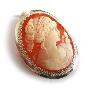 Shell cameo brooch & pendant Aphrodite Venus italian cameo jewelry donadio cameo shell camafeo broche camée Камуфляжная брошь カメオブローチ