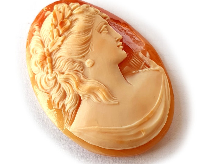 Loose shell cameo Sappho italian cameo jewelry donadio cameo shell camée lâche ルーズカメオ свободная камея camafeo flojo birthday gift