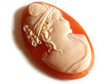 Loose shell cameo nude greek roman goddess italian cameo jewelry donadio cameos shell camée lâche ルーズカメオ свободная камея camafeo flojo