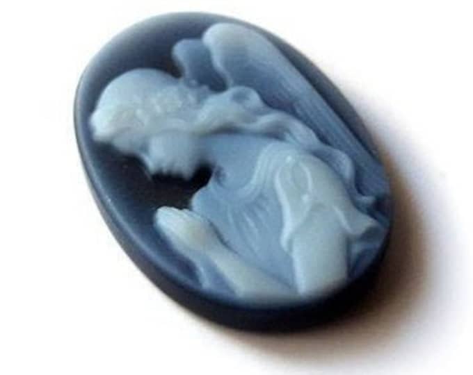 Blue stone cameo angel italian cameo jewelry donadio agate stone cameo camée lâche ルーズカメオ свободная камея camafeo flojo