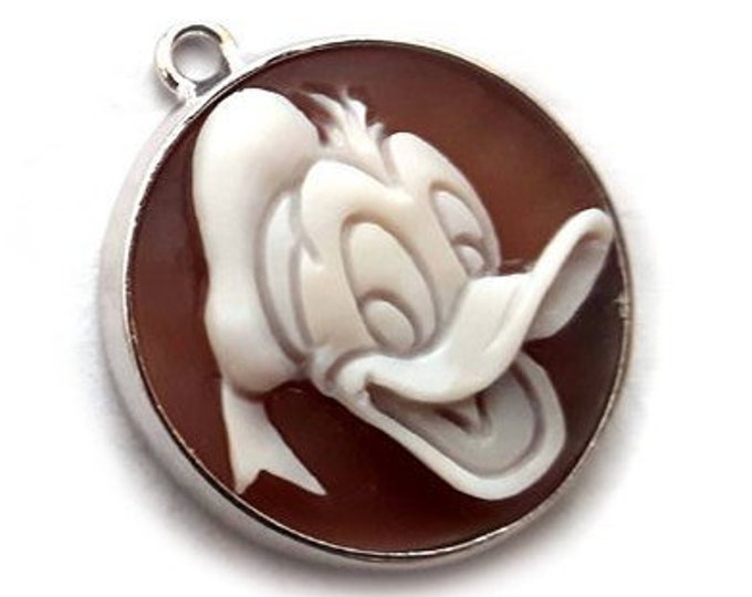 Shell cameo penonte Paperinik italiano cameos gioielli donadio cameos shell pendentif camée colmeo camafeo