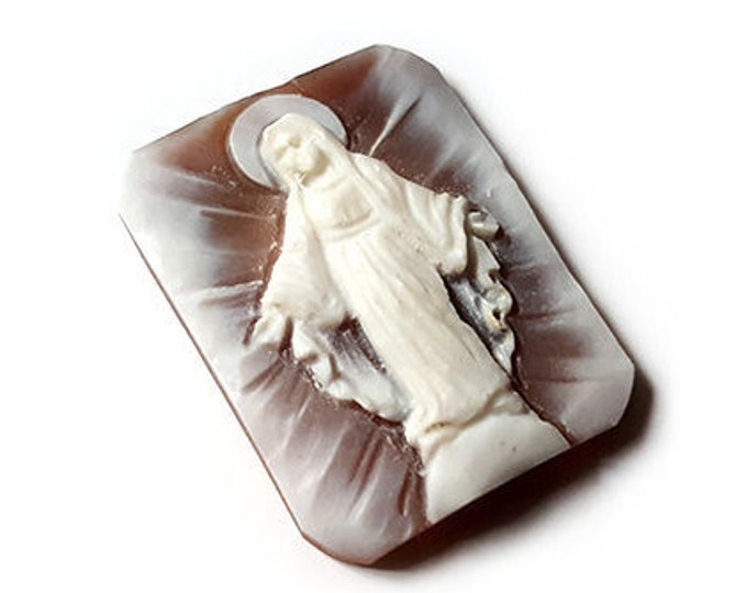 Shell cameo Madonna italian cameo jewelry donadio cameo shell camée lâche ルーズカメオ свободная камея camafeo flojo birthday gift