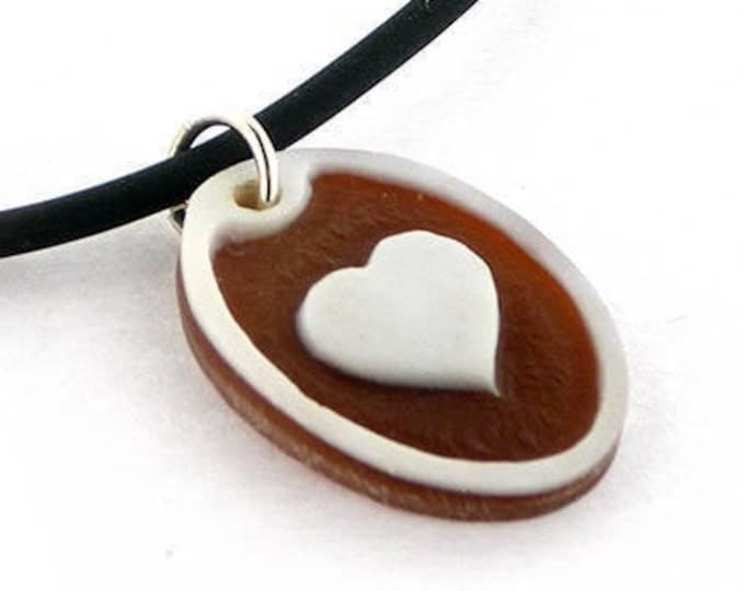 Shell cameo pendant Heart italian cameo jewelry donadio cameo shell pendentif camée colgante de camafeo  カメオペンダント Камея подвеска