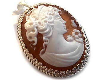 Venus cameo brooch & pendant italian shell cameo jewelry donadio cameo shell camafeo broche camée Камуфляжная брошь カメオブローチ