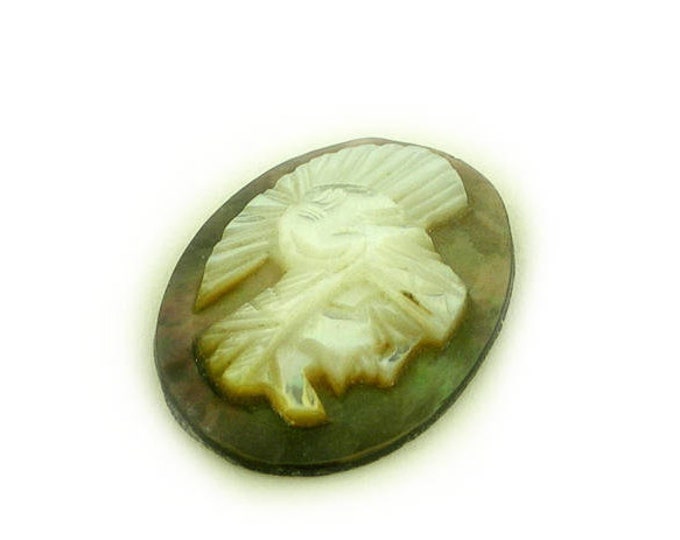 Mother of pearl cameo Minerva italian cameo jewelry donadio cameo grey shell cameo camée lâche ルーズカメオ свободная камея camafeo flojo gift