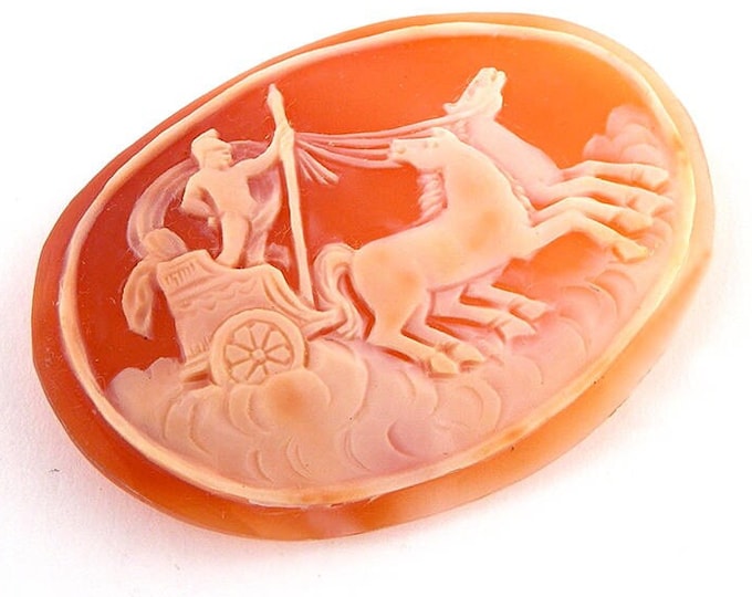 Shell cameo Achilles cavalli charriot italiano cameo donadio cameo shell corniola cameo camée lâche ルーズカメオ свободная камея camafeo flojo