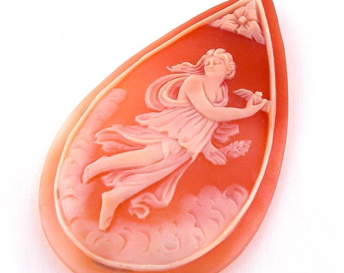 Shell silhouette cameo neoclassical italian cameos donadio cameo shell cornelian cameo camée lâche ルーズカメオ свободная камея camafeo flojo