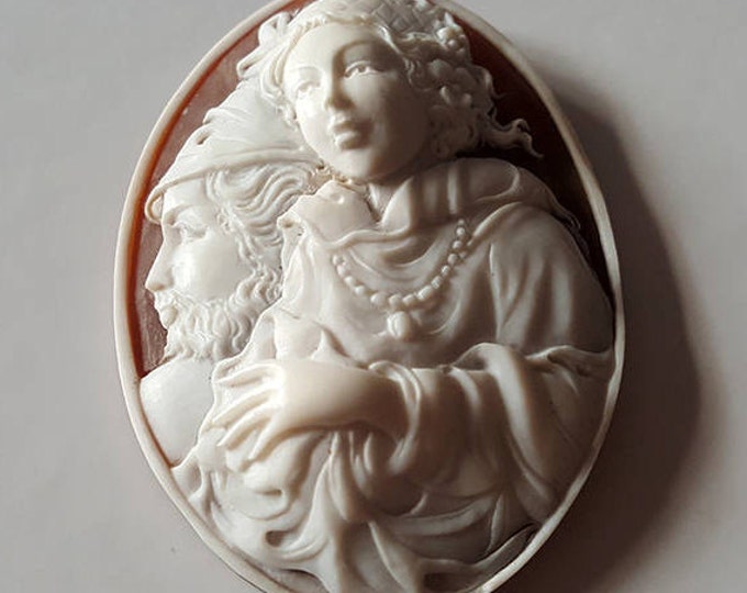 Loose shell cameo Zeus Venus italian cameo jewelry donadio cameo shell sardonyx cameo camée lâche ルーズカメオ свободная камея camafeo flojo gift