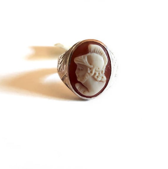 Bague camée homme clearance