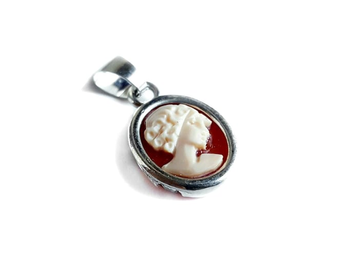 Shell cameo pendant woman profile italian cameos jewelry donadio cameos shell Камея подвеска カメオペンダント pendentif camée colgante camafeo