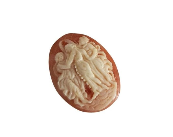 Shell cameo tre grazie neoclassico italiano camos donadio cameo size 20x15mm