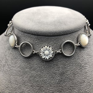 チェーンカメオネックレスフラワーイタリアンカメオジュエリードナディオカメオシェルコリアーカメオカラーカマフェウКамея ожерелье カメオネックレス