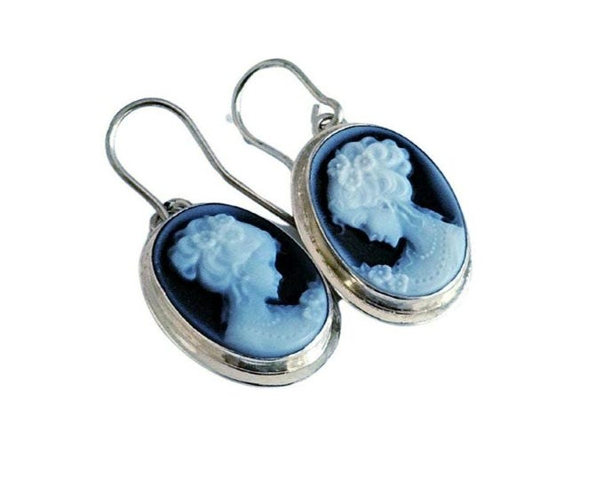 Orecchini cammeo pietra Donna cammei italiani gioielli donadio cammeo in agata Boucles d'oreilles camée camafeos 瑪瑙石カメオイヤリング