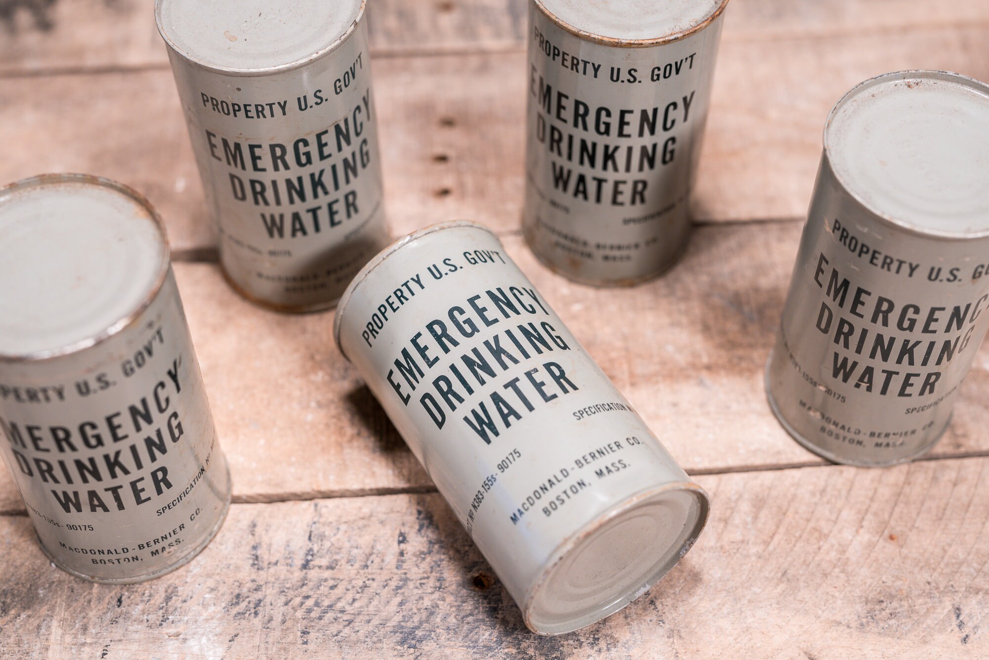 Vintage Emergency Drinking Water Can Unopened Cold War Bomb Shelter US free-photo-paint-cans-cans-colors-cover-free-download-jooinn