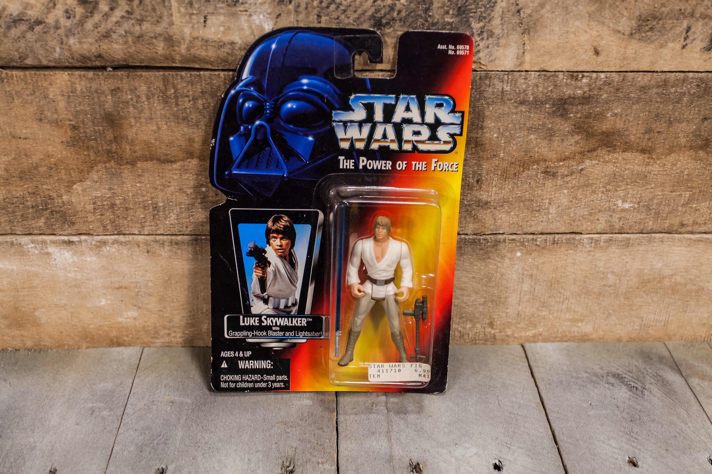 Vintage Star Wars Action Figure Luke Skywalker The Power of the Force  Kenner Figure Star Wars Toy