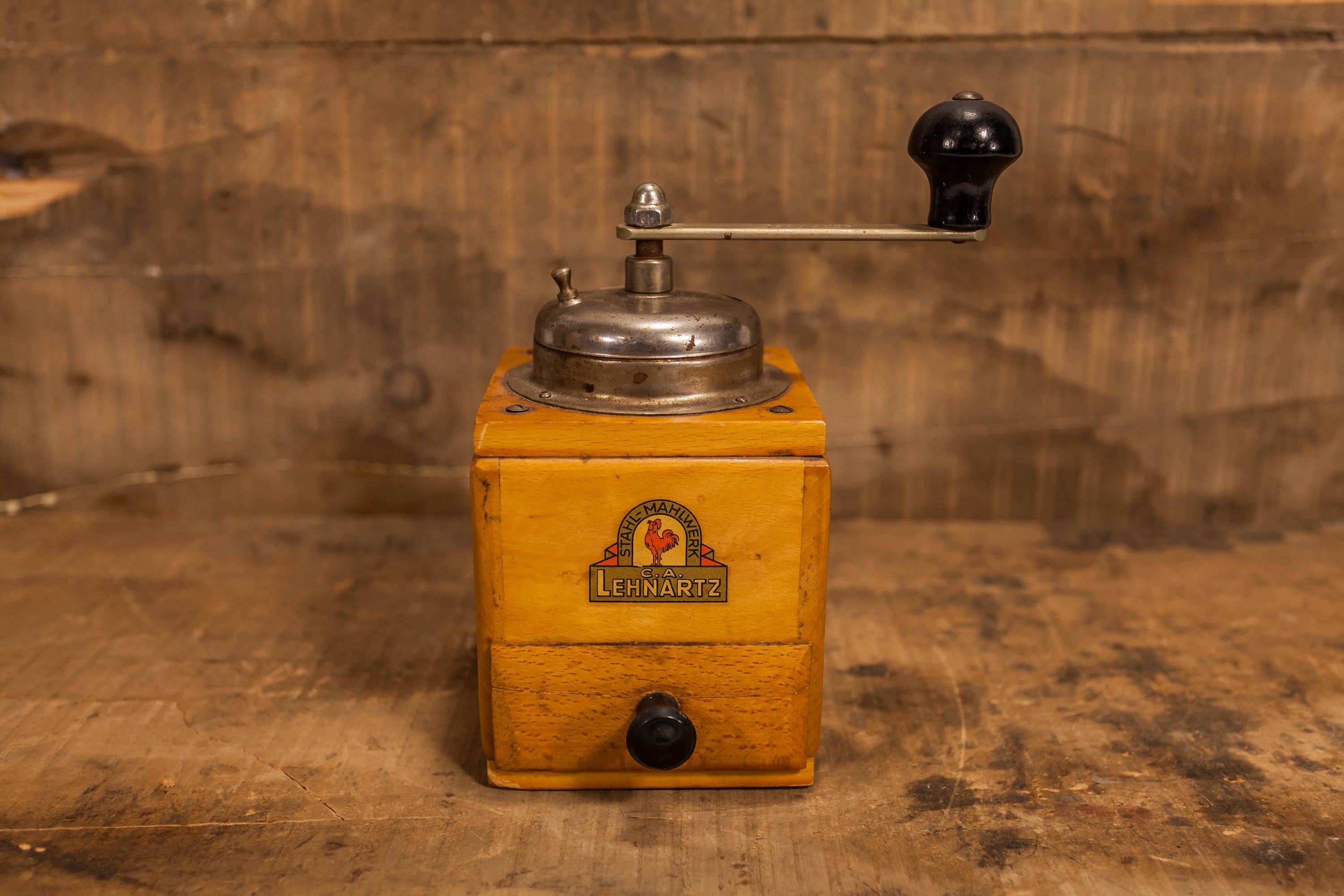 Vintage C.A. Lehnartz Stahl-Mahlwerk Coffee Mill Hand Crank Handled ... Vintage C.A. Lehnartz Stahl-Mahlwerk Coffee Mill Hand Crank Handled ...