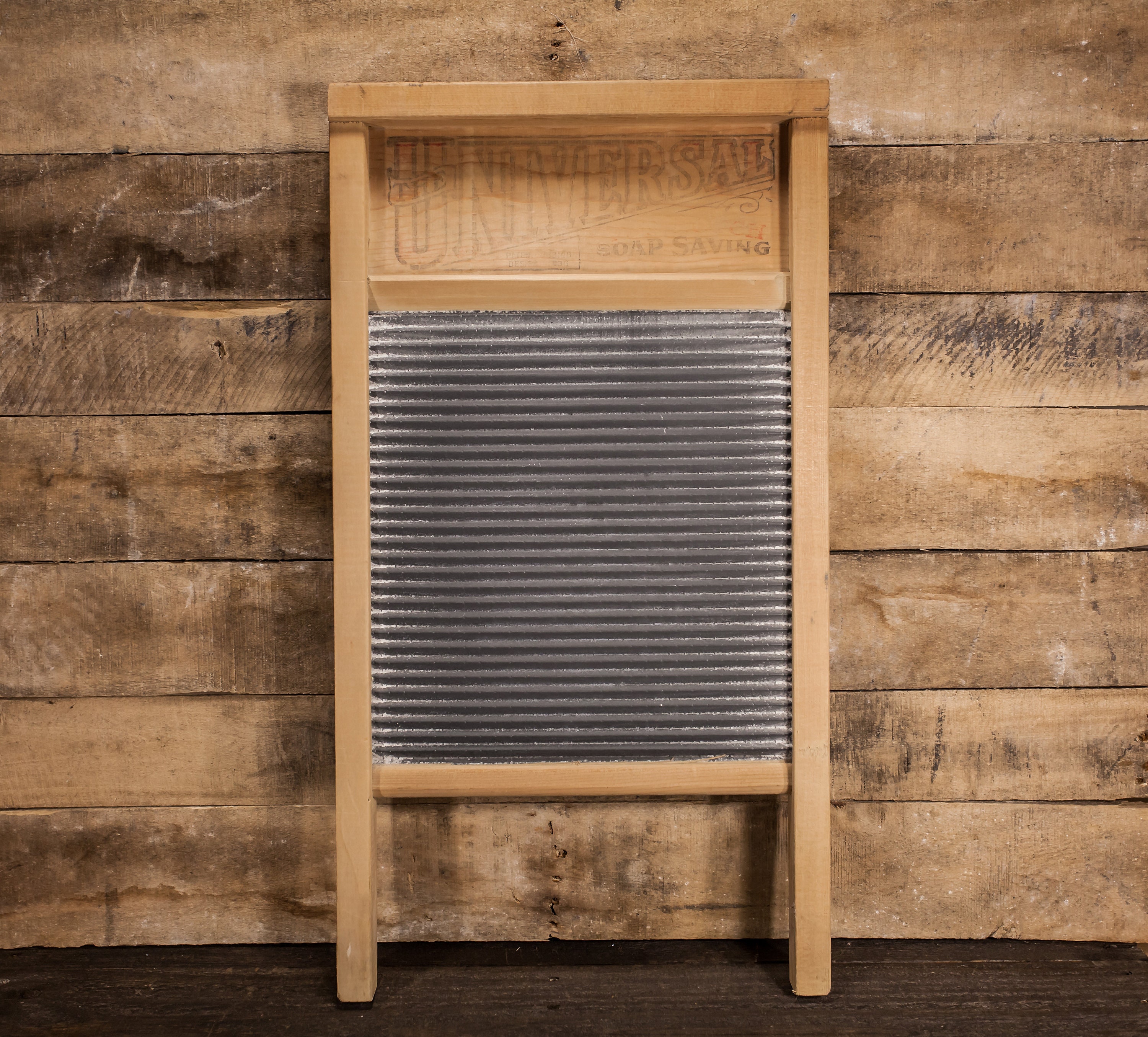 Vintage National Washboard No 134 Universal Soap Saving Wood Metal