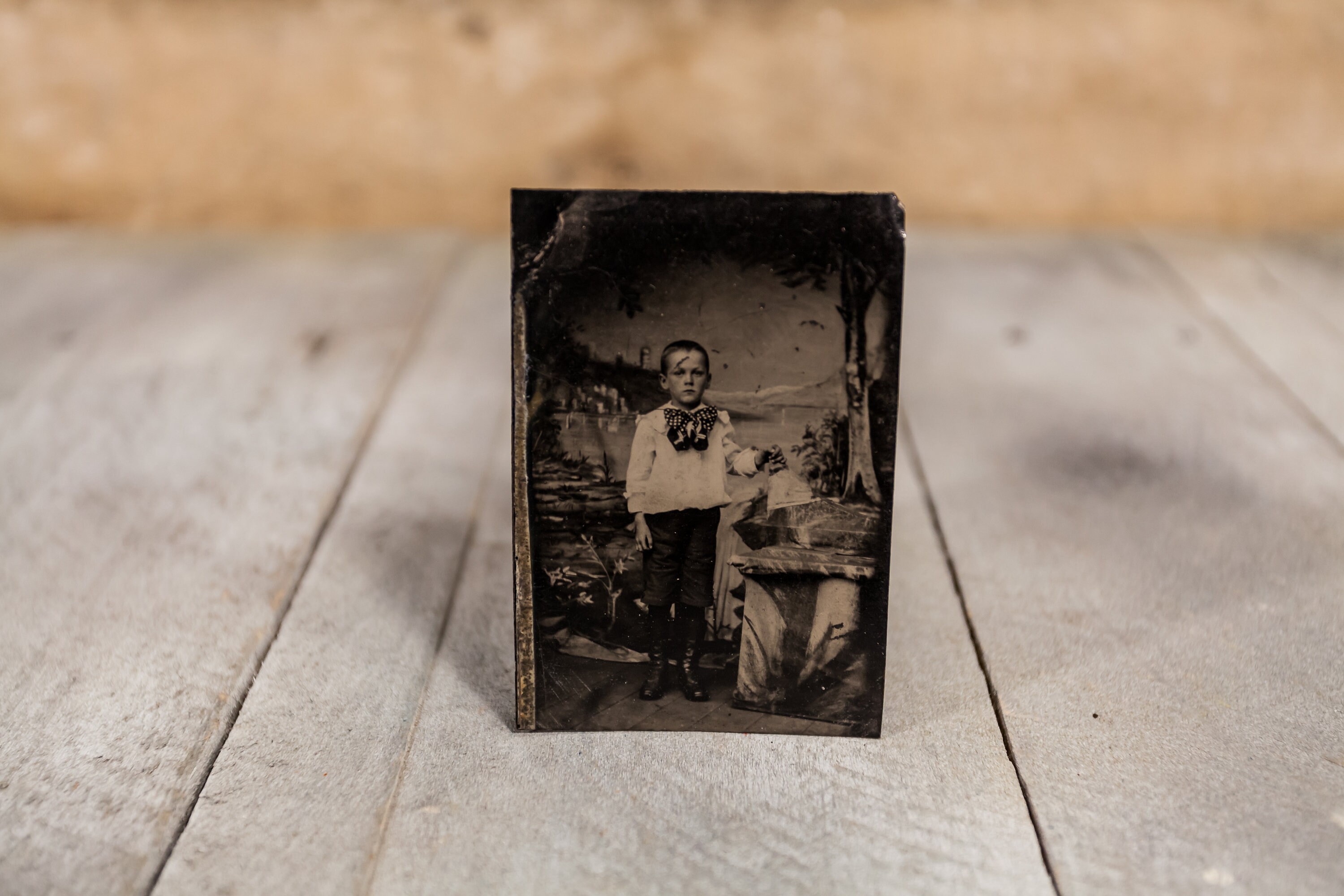 Antique Tintype Photography Boy Photo Tintype Photograph Photo Props