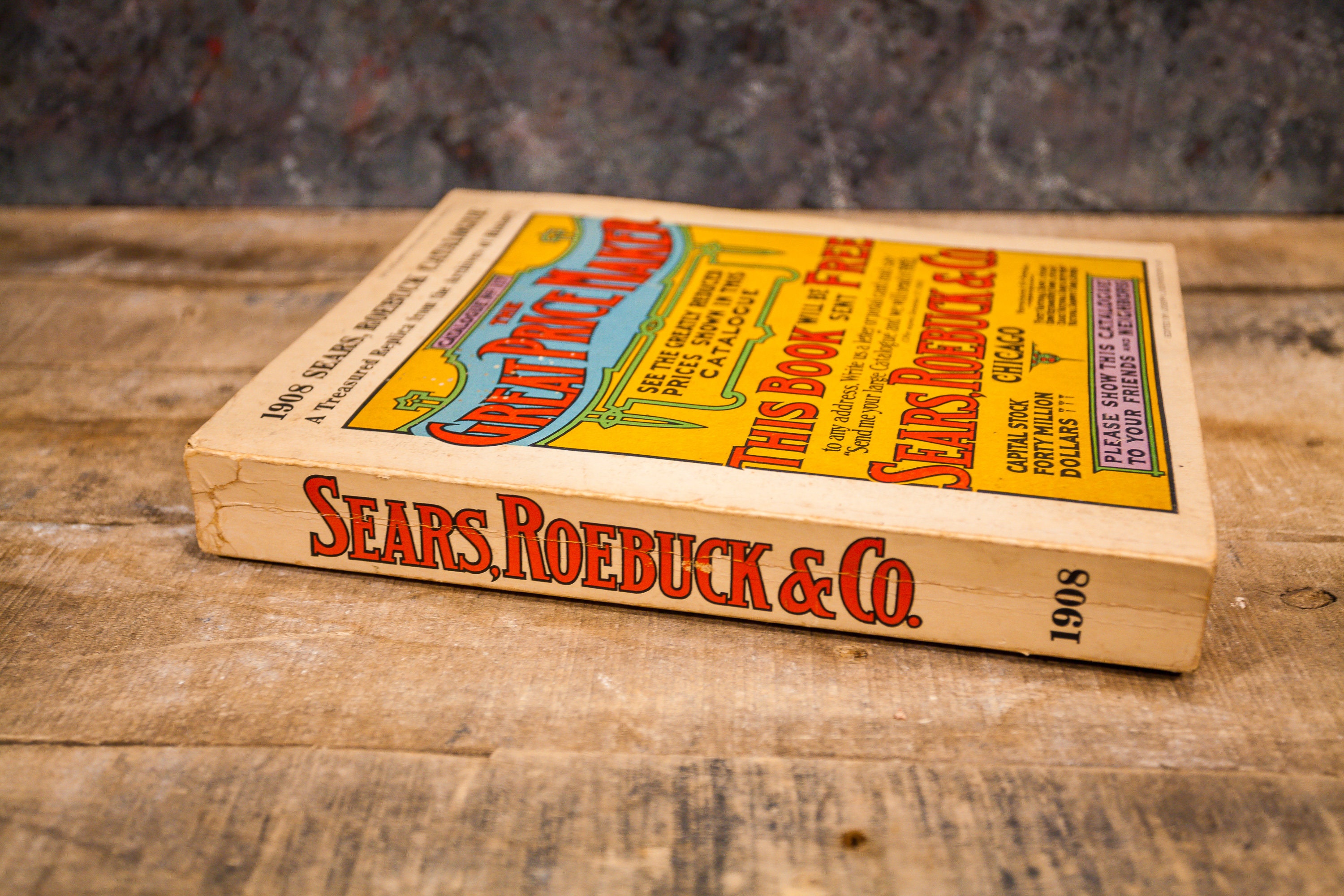 Vintage 1908 Sears Roebuck Catalogue No 117 Great Price Maker Ephemera Book vintage-1908-sears-roebuck-catalogue-no-117-great-price-maker-ephemera-book