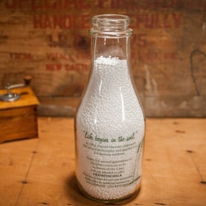 Vintage Hartzler Family Dairy Glass Milk Bottle Wooster Ohio - Etsy