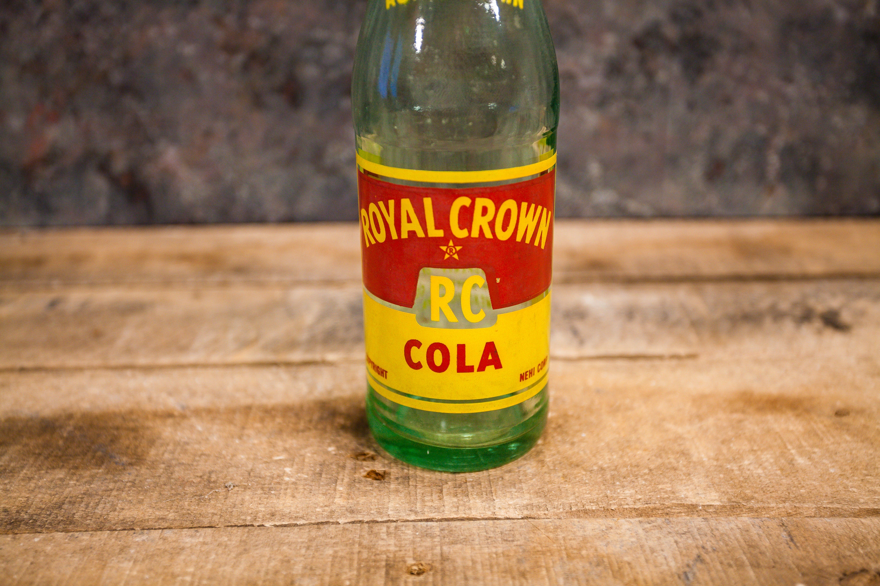 Vintage Royal Crown RC Cola 12oz Bottle ACL Glass Bottle