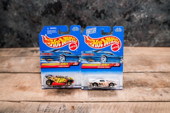 Vintage Hot Wheels 1998 Mega Graphics Series Lot Mattel Collectable Toy Unopened Original Car Kids Man Cave