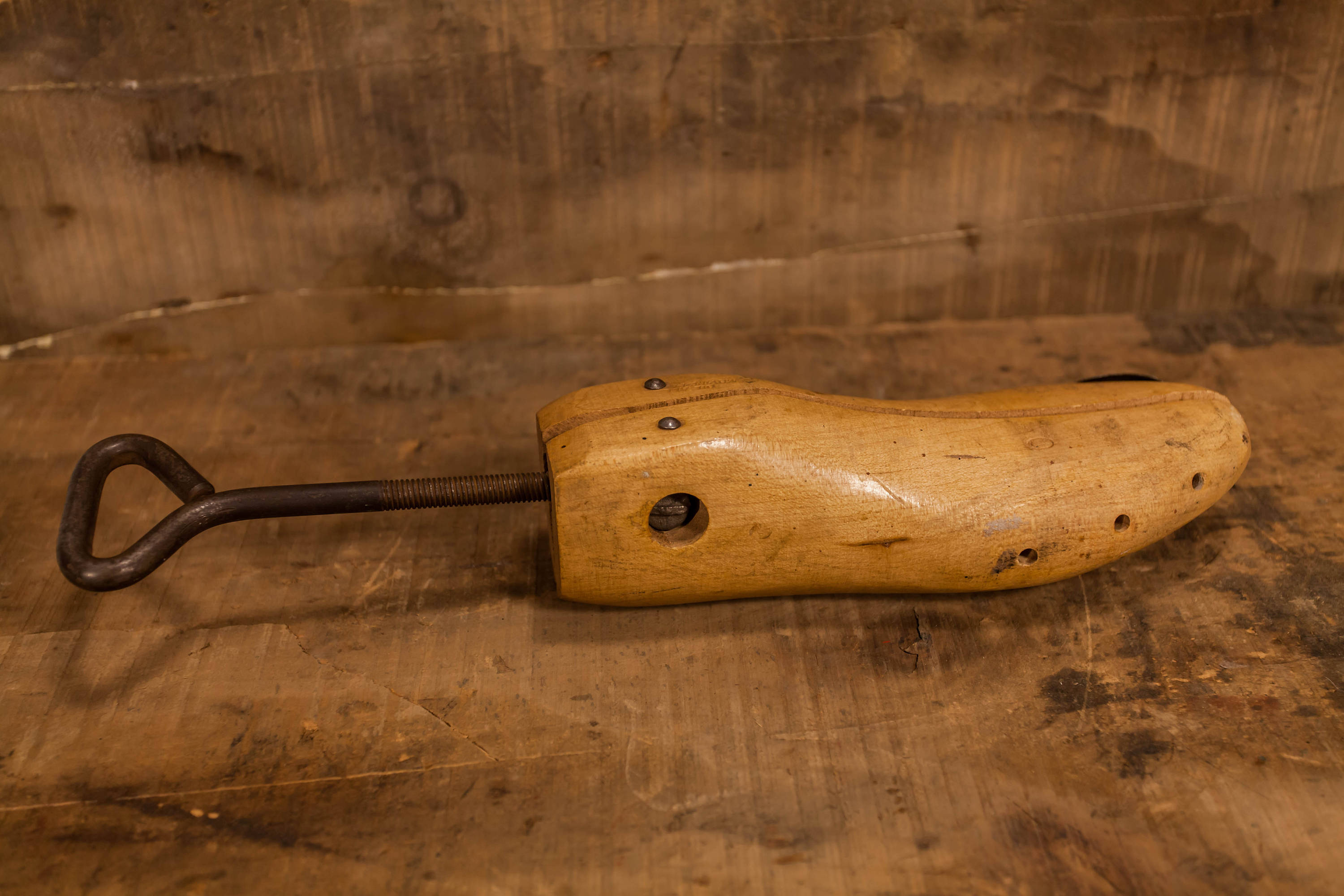 old wooden shoe stretcher