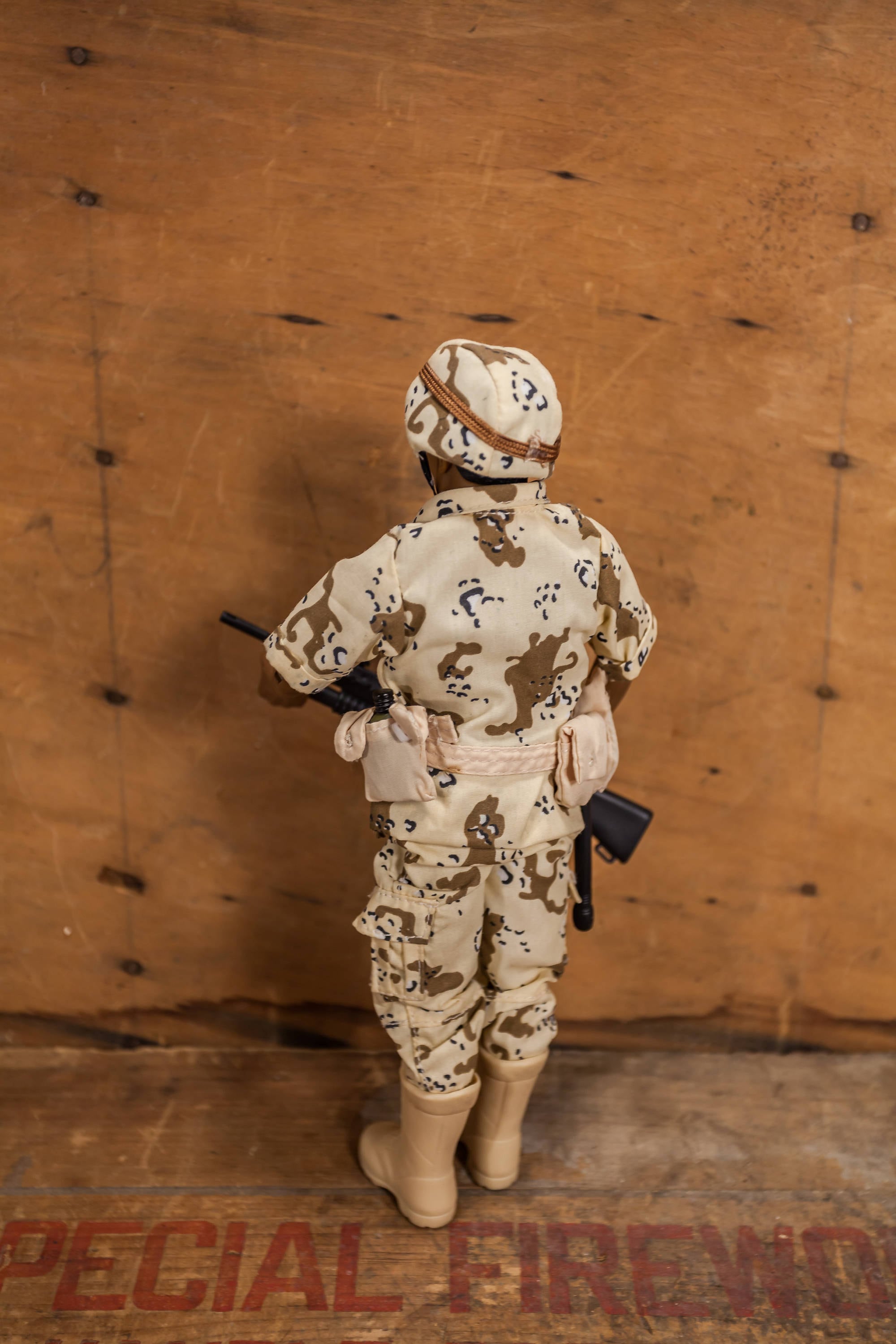 Vintage 1996 Gi Joe Hasbro Us Army Infantry Desert Camo Soldier Action Figure Toys 12 Inch 
