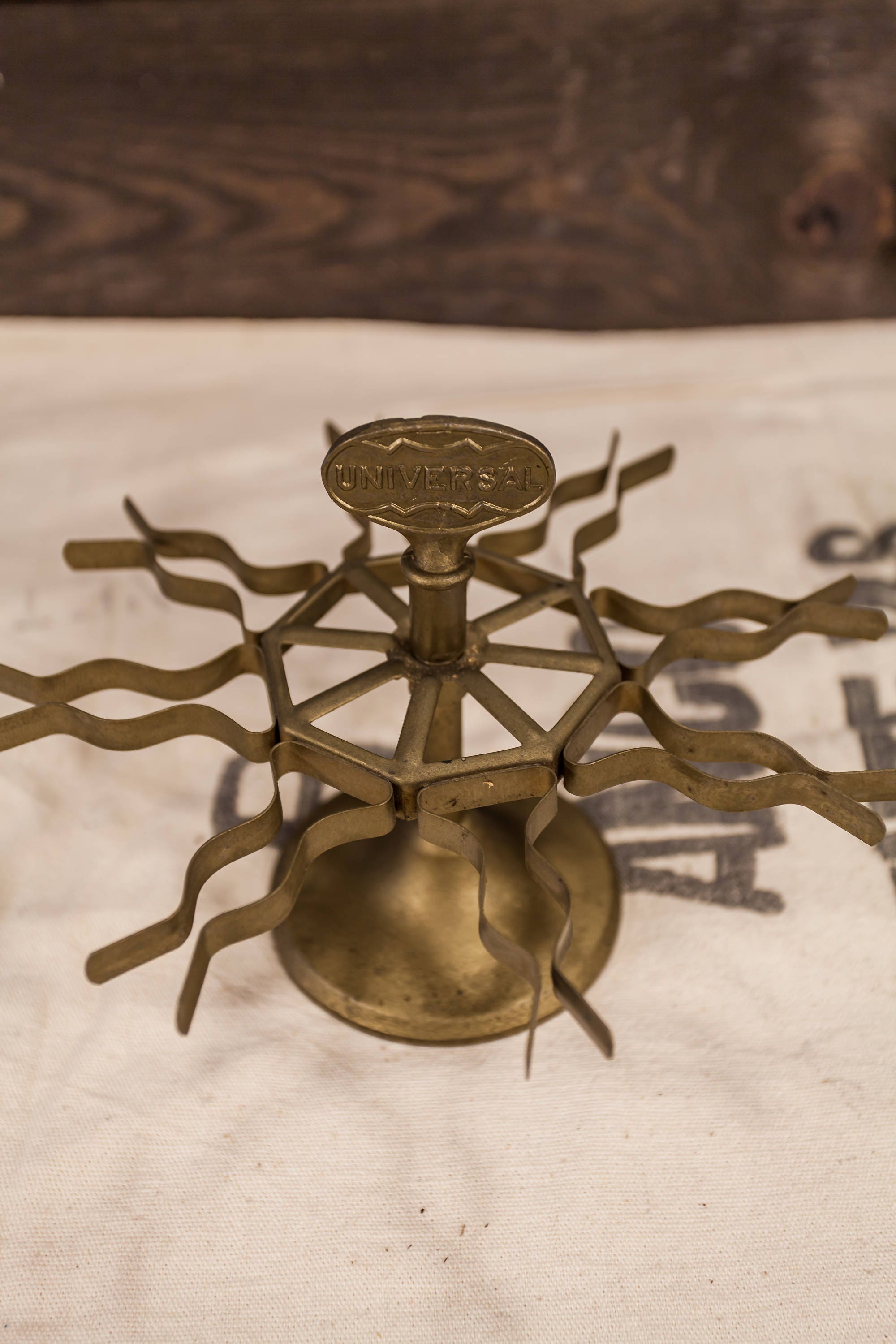 Vintage Universal Rubber Stamp Stand Carousel Office Decor Stamper